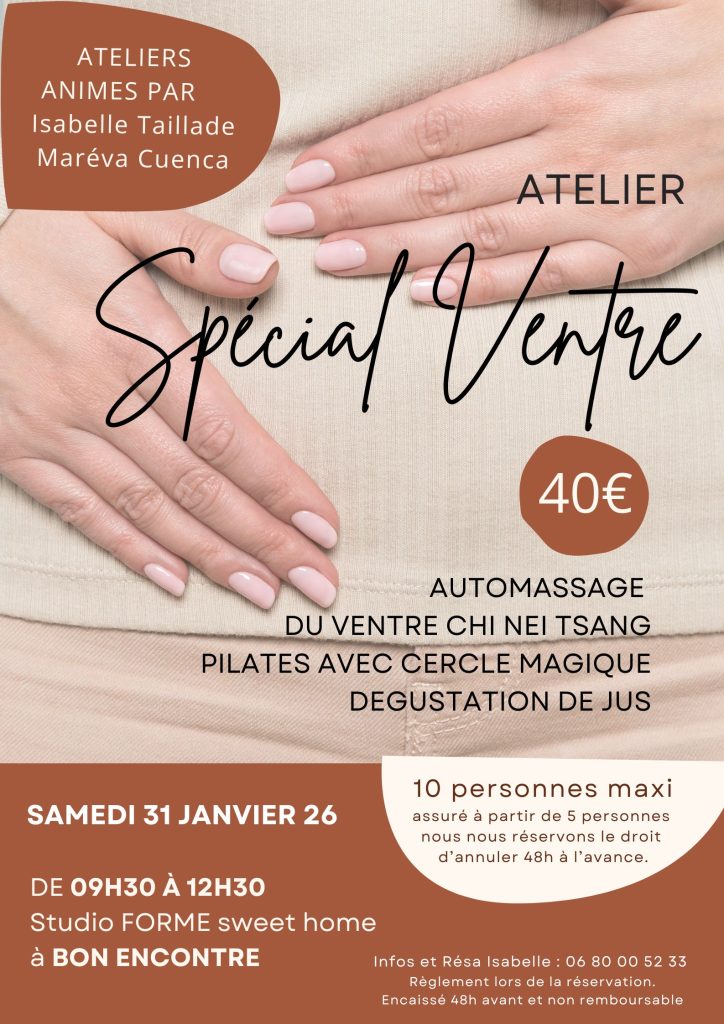 Atelier spécial ventre FORME sweet home